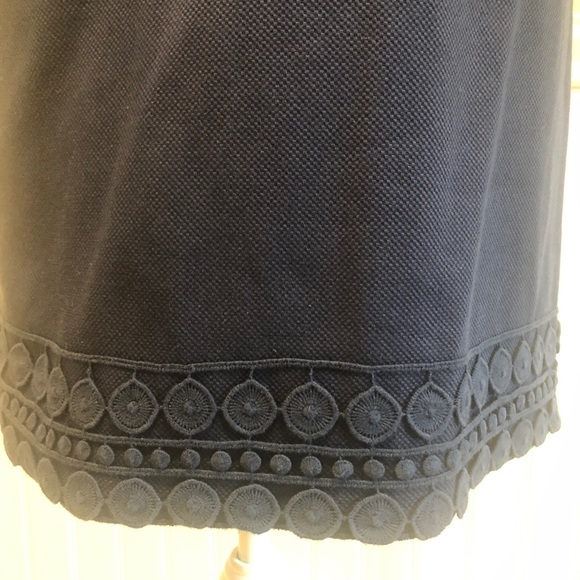 Vineyard Vines Navy Cotton Sleeveless Shift Dress - Picture 3 of 8